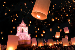 yi peng festival thailand lantern festival chiang mai